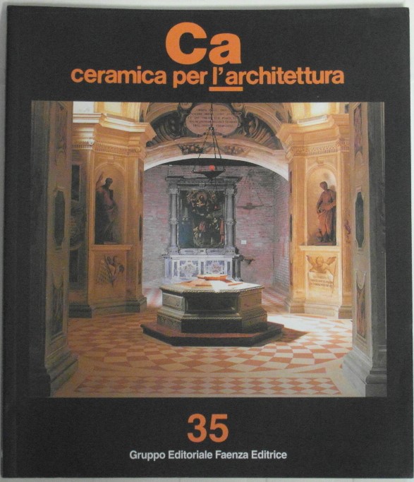 AA.VV. CA. CERAMICHE PER L'ARCHITETTURA. N. 35. - Copertina