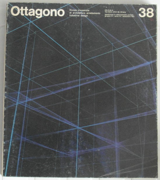 AA.VV. OTTAGONO NUMERO 38 ANNO 1975. Rivista ... - Copertina