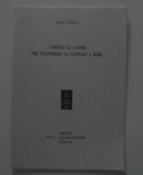 Morelli Emilia I TECNICI AL LAVORO PER TRASFERIRE ... - Copertina