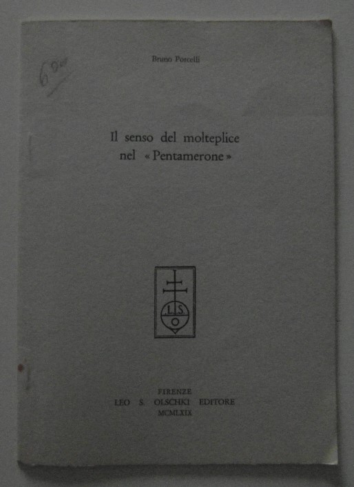 Porcelli Bruno IL SENSO DEL MOLTEPLICE NEL ... - Copertina