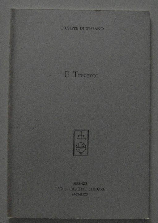 Di Stefano Giuseppe IL TRECENTO. - Copertina