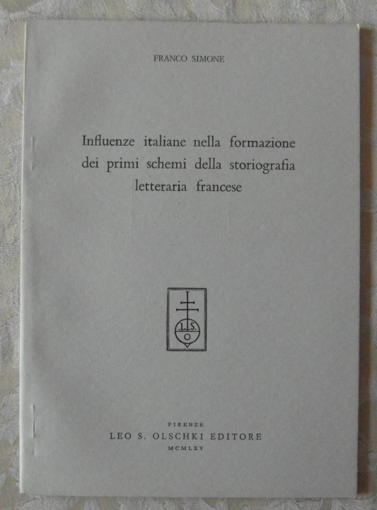 Simone Franco INFLUENZE italiane nella formazione ... - Copertina