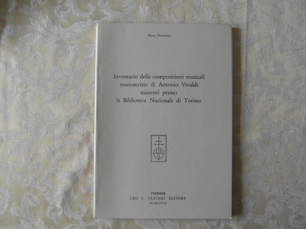Damilano Piero INVENTARIO DELLE COMPOSIZIONI ... - Copertina