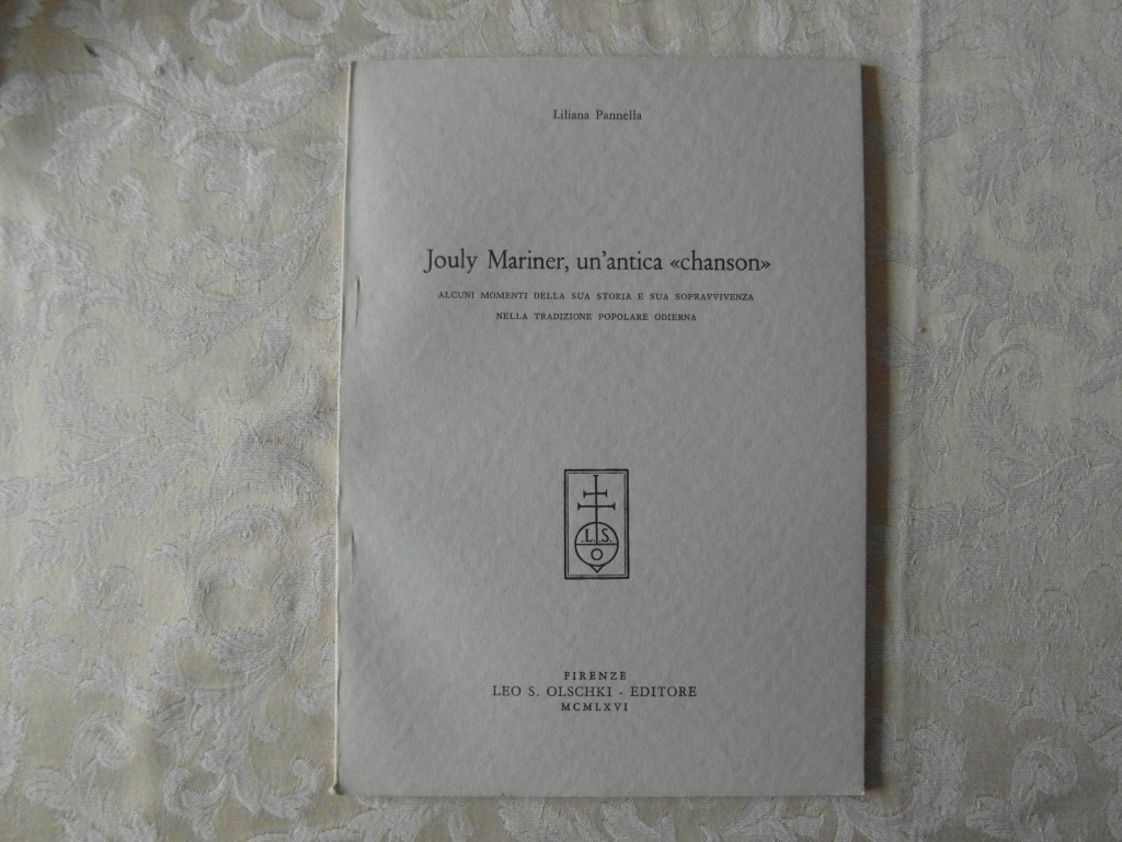 Pannella Liliana JOULY MARINER, un'antica chanson. - Copertina