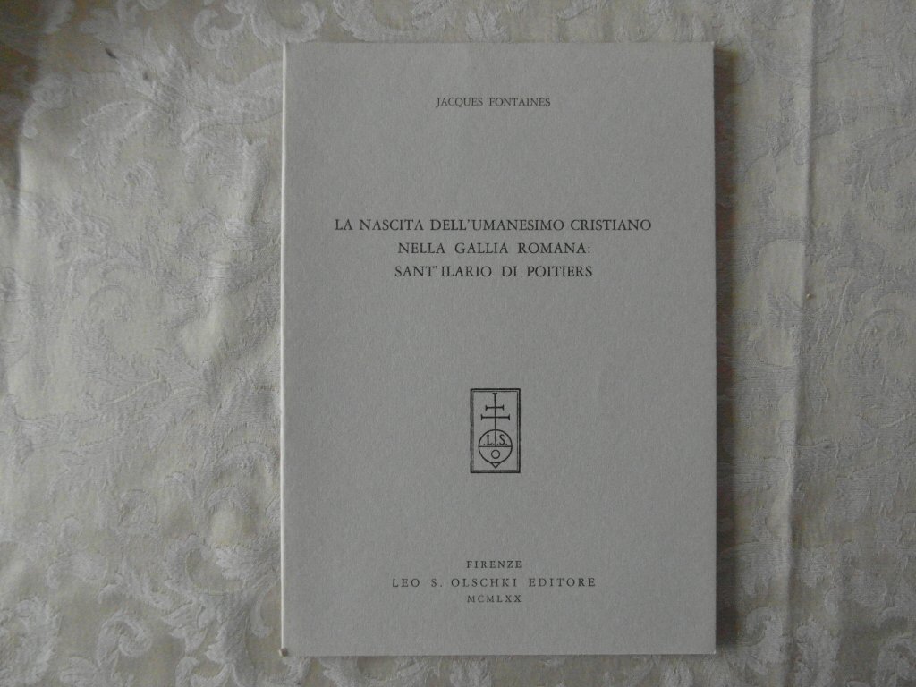 Fontaines Jacques LA NASCITA DELL'UMANESIMO ... - Copertina