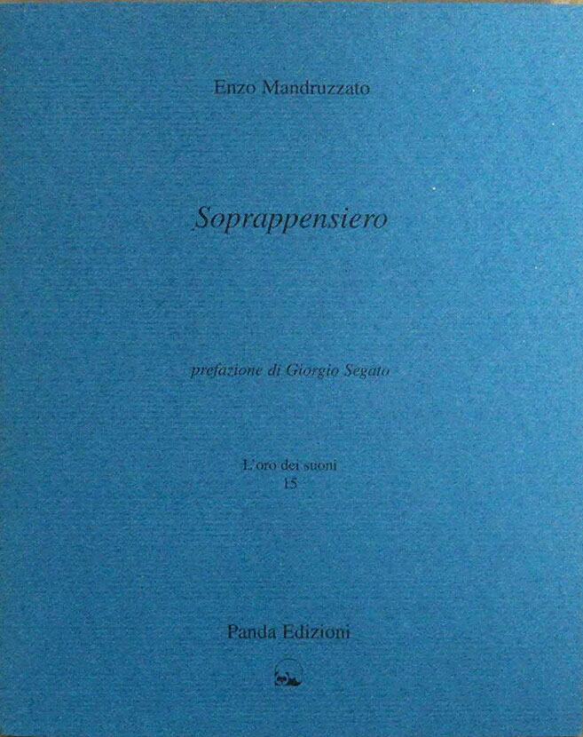 Mandruzzato Enzo SOVRAPPENSIERO. - Copertina