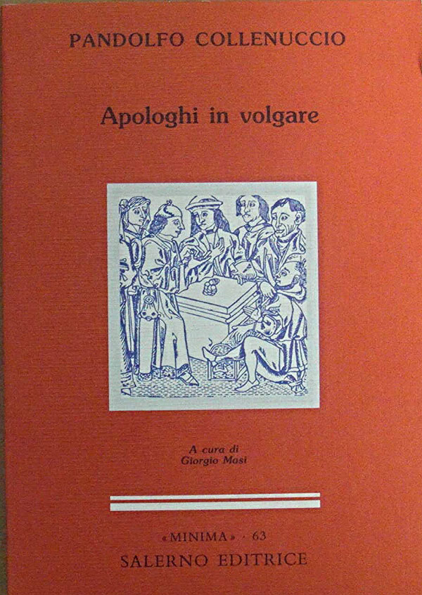 Collenuccio Pandolfo APOLOGHI IN VOLGARE. - Copertina
