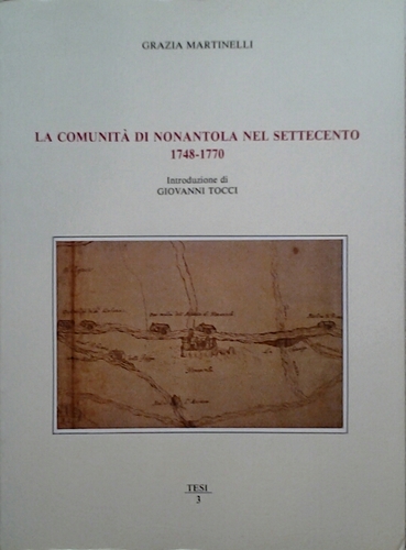 Martinelli Grazia LA COMUNITA' DI NONANTOLA NEL ... - Copertina