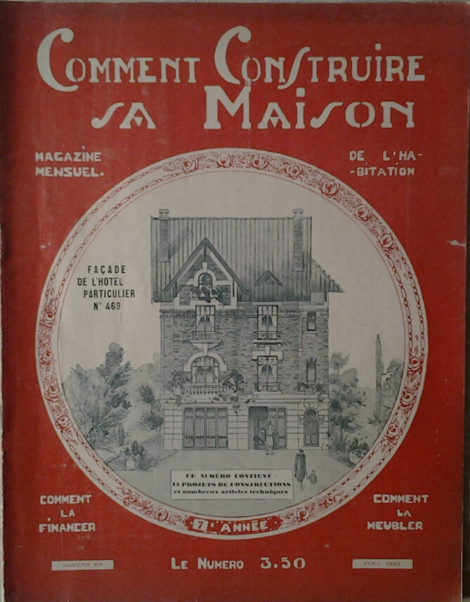  COMMENT CONSTRUIRE SA MAISON. MAGAZINE MENSUEL DE... - Copertina