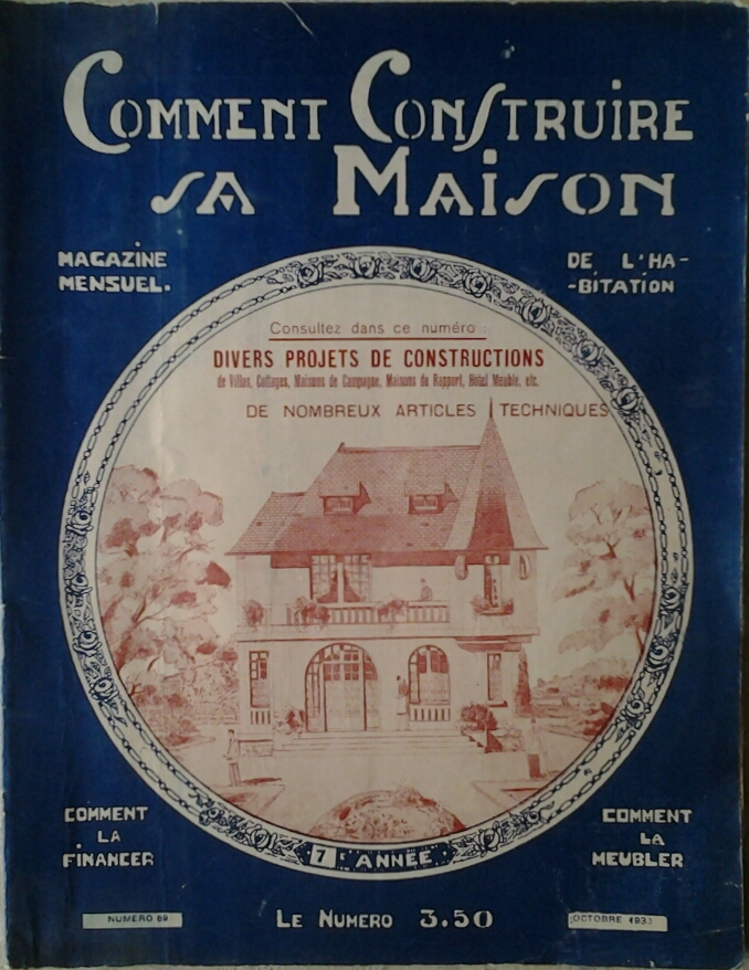 COMMENT CONSTRUIRE SA MAISON. MAGAZINE MENSUEL DE... - Copertina