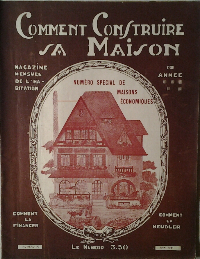  COMMENT CONSTRUIRE SA MAISON. MAGAZINE MENSUEL DE... - Copertina