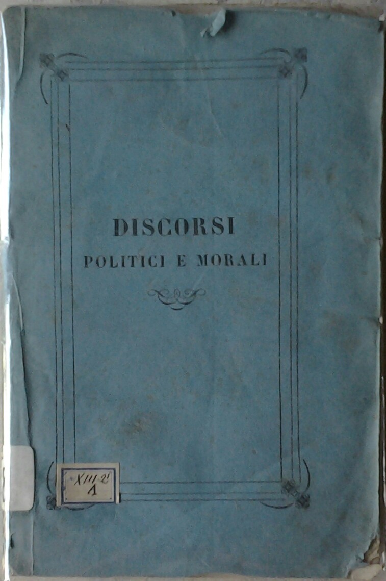 Cavazzoni Pederzini Fortunato DISCORSI POLITICI E ... - Copertina