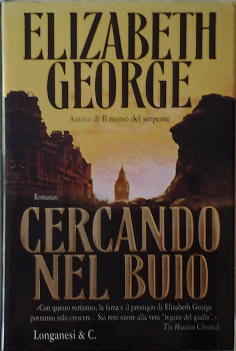 George Elisabeth CERCANDO NEL BUIO. - Copertina