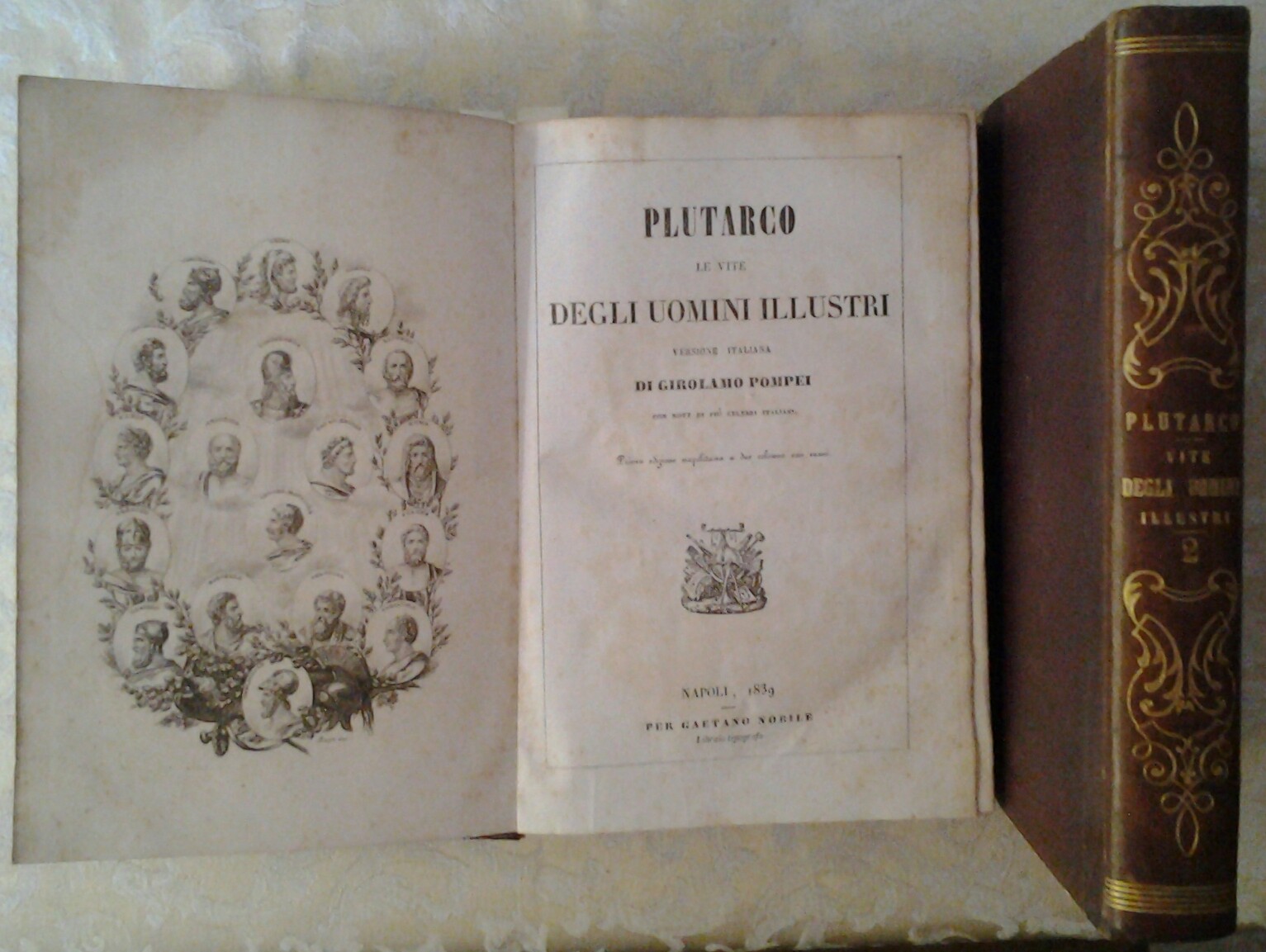 Plutarco LE VITE DEGLI UOMINI ILLUSTRI. Versione ... - Copertina