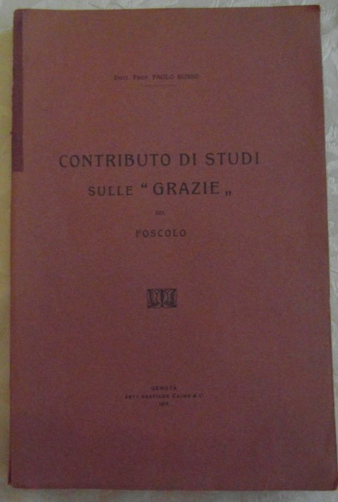 Russo Paolo CONTRIBUTO DI STUDI SULLE 