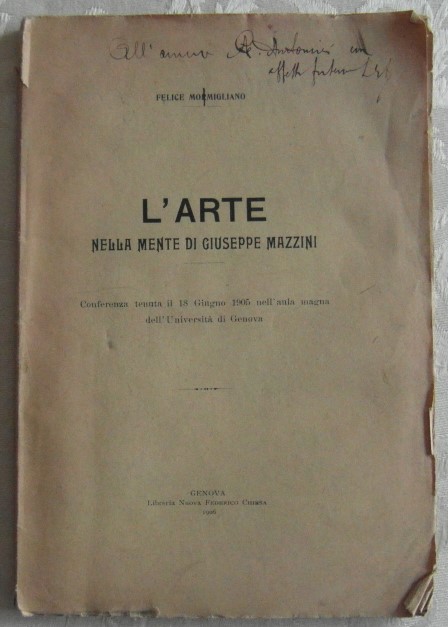 Mormigliano Felice L'ARTE NELLA MENTE DI GIUSEPPE ... - Copertina