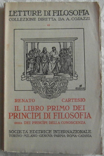 Cartesio Renato IL LIBRO PRIMO DEI PRICIPI DI ... - Copertina