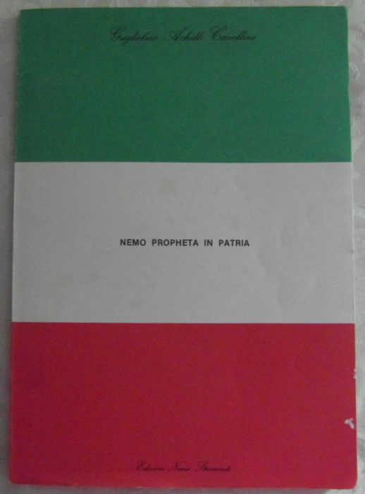 Cavellini Guglielmo Achille NEMO PROPHETA IN ... - Copertina