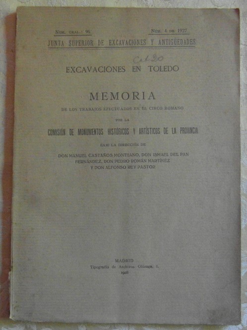 JUNTA SUPERIOR DE EXCAVACIONES Y ANTIGUEDADES ... - Copertina