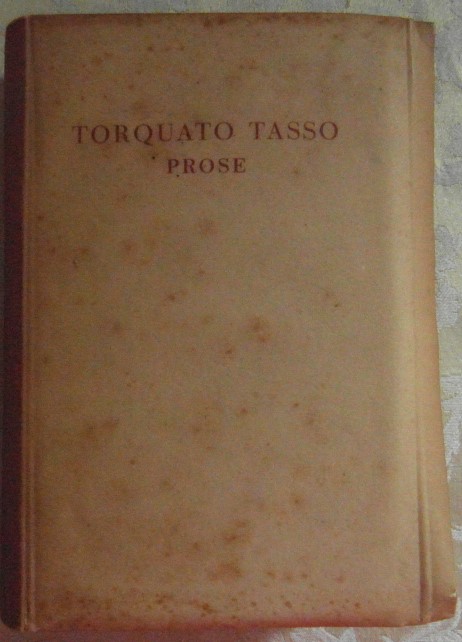 Tasso Torquato PROSE. - Copertina