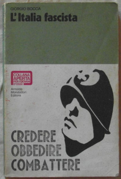 Bocca Giorgio L'ITALIA FASCISTA. - Copertina