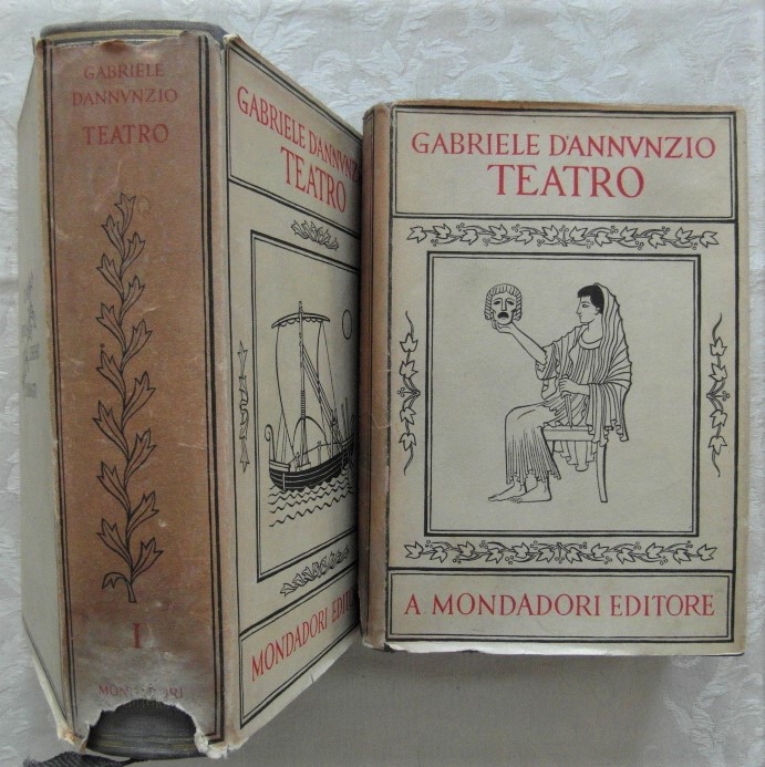 D'Annunzio Gabriele TRAGEDIE SOGNI E MISTERI. - Copertina