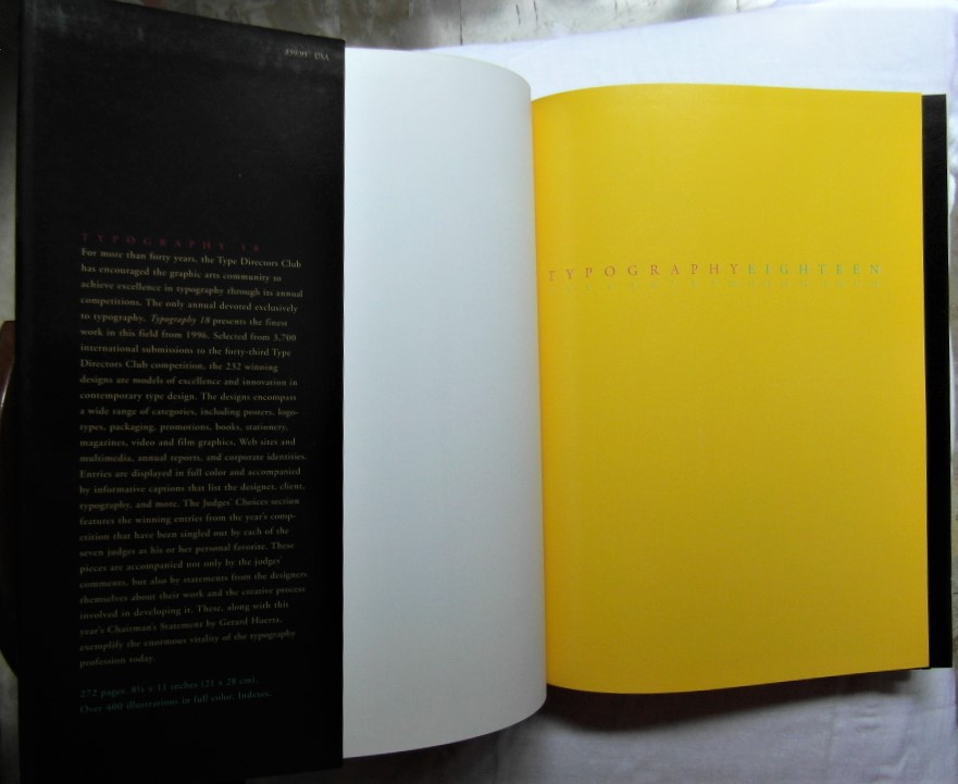  TYPOGRAPHY EIGHTEEN. 43ND EXHIBITION. THE ANNUAL ... - Copertina