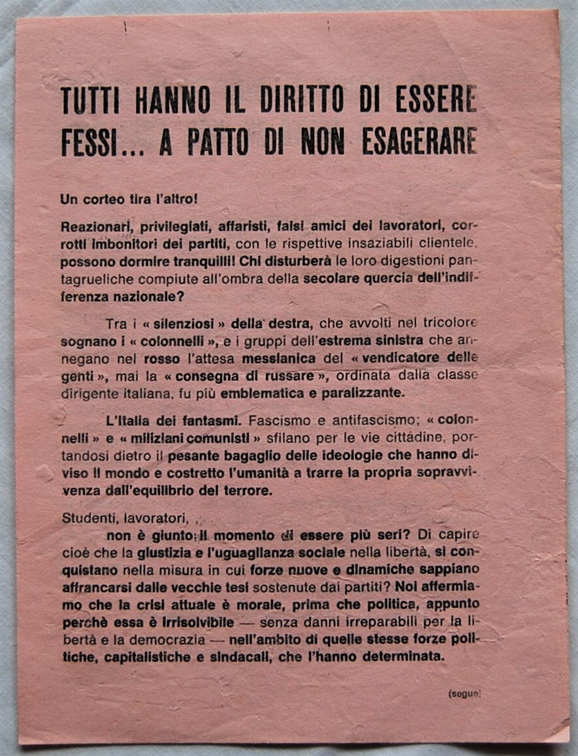  TUTTI HANNO IL DIRITTO DI ESSERE FESSI.... A ... - Copertina
