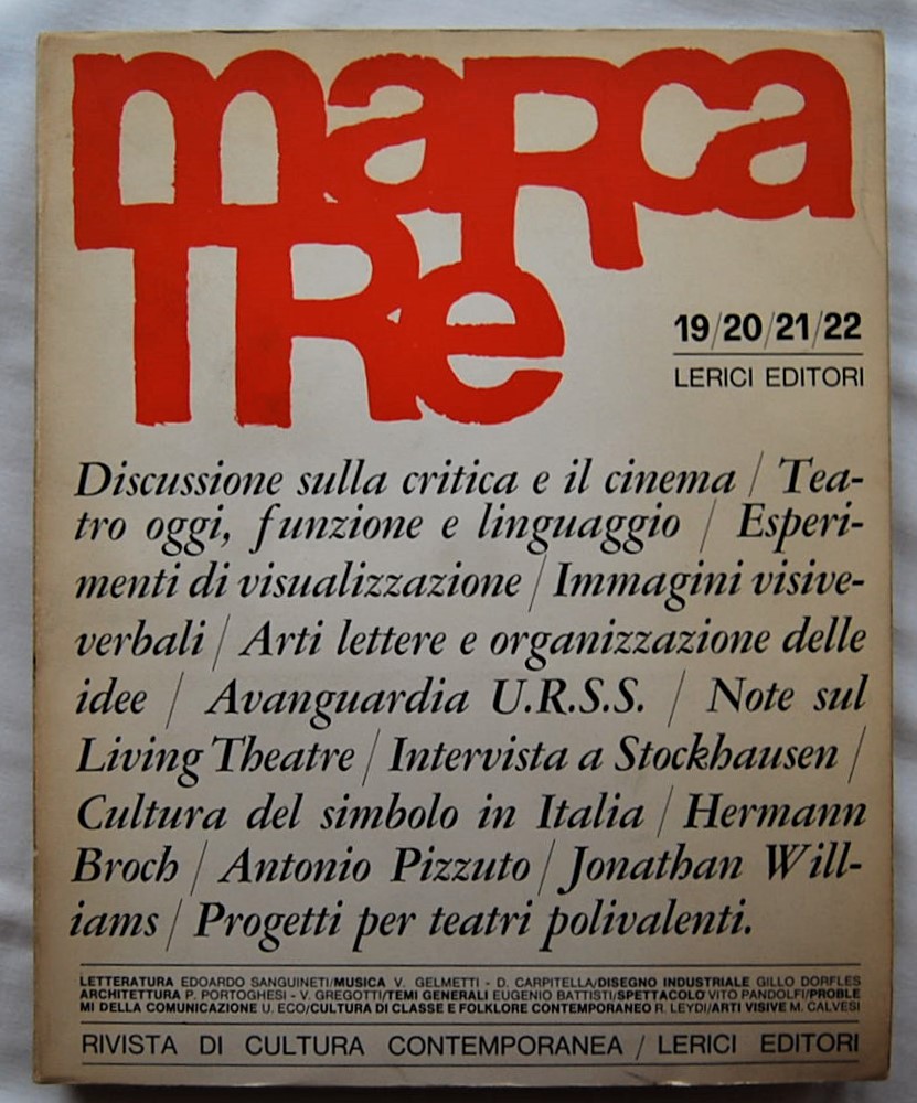  MARCATRE 19/20/21/22. - Copertina