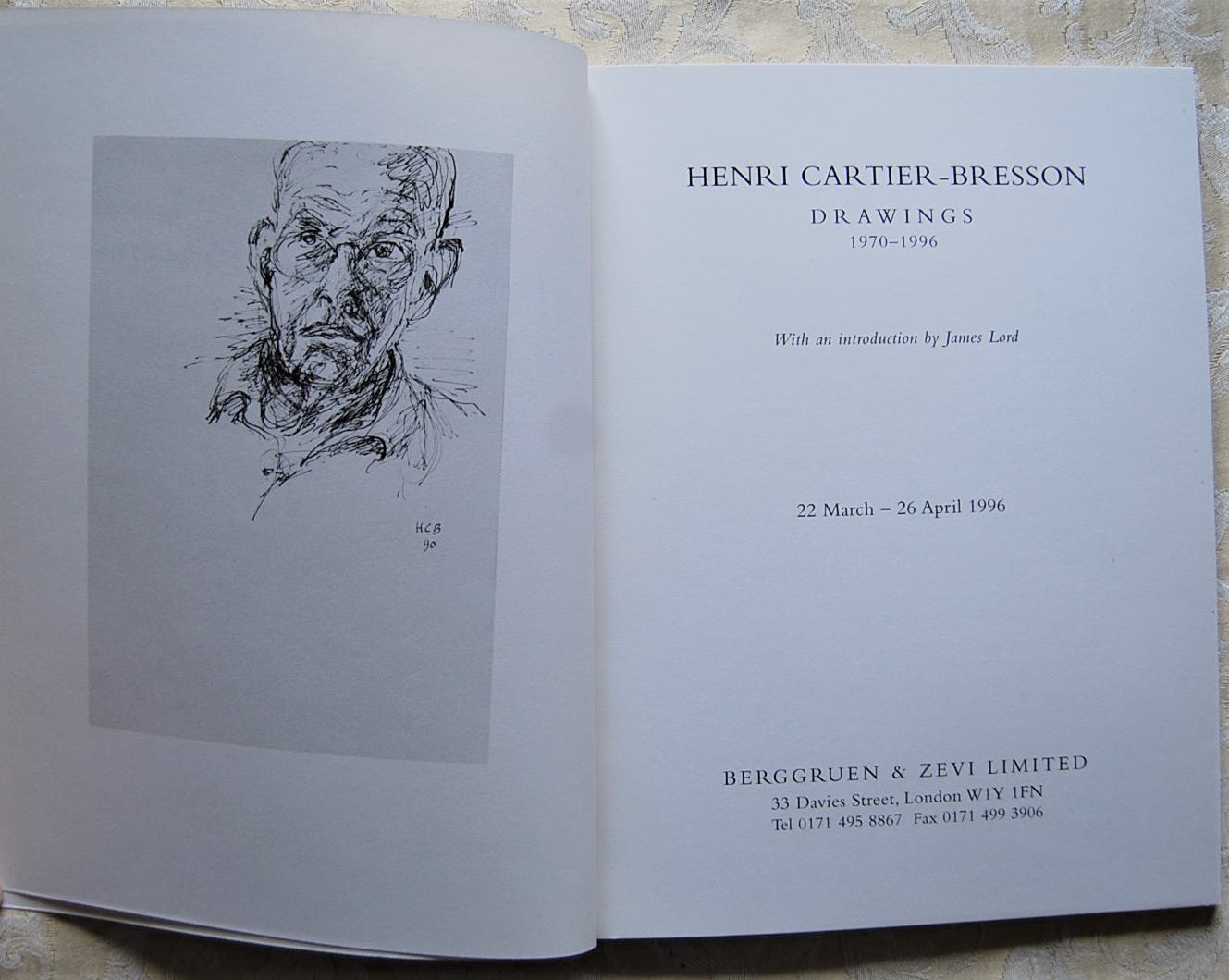 HENRI CARTIER BRESSON. DRAWINGS 1970 1996. - Copertina
