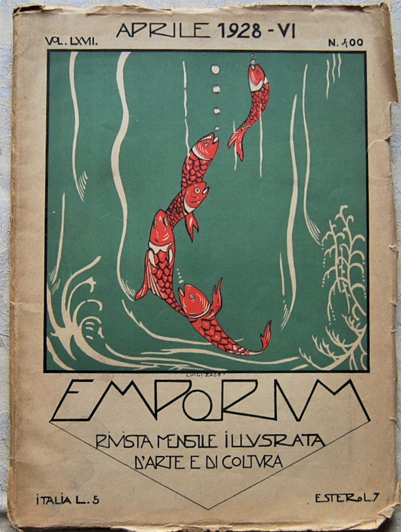  EMPORIUM NUMERO 400 APRILE 1928. - Copertina