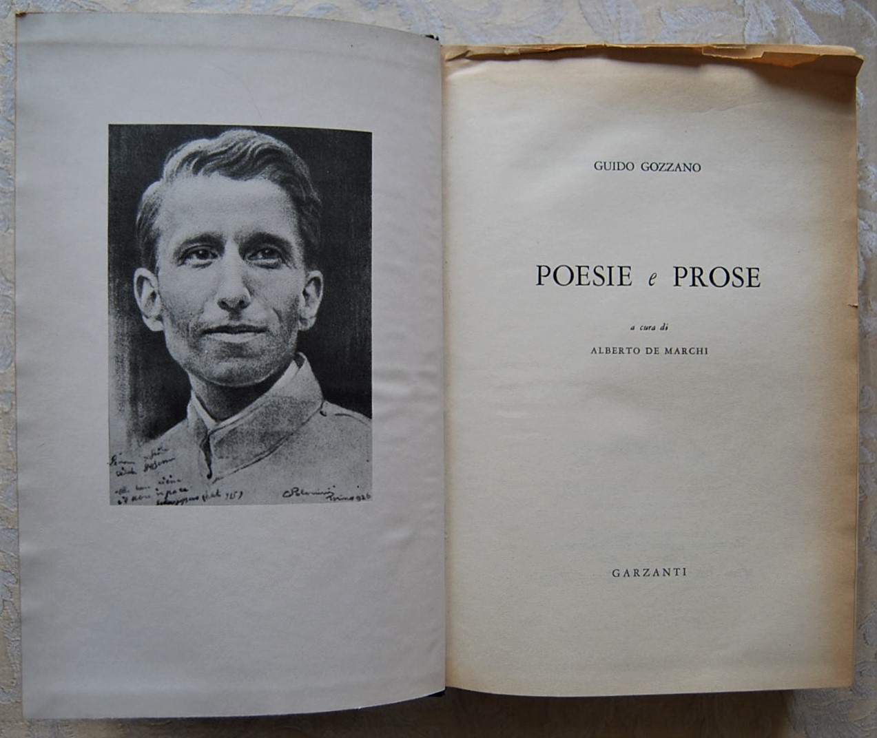 Gozzano Guido POESIE E PROSE. - Copertina
