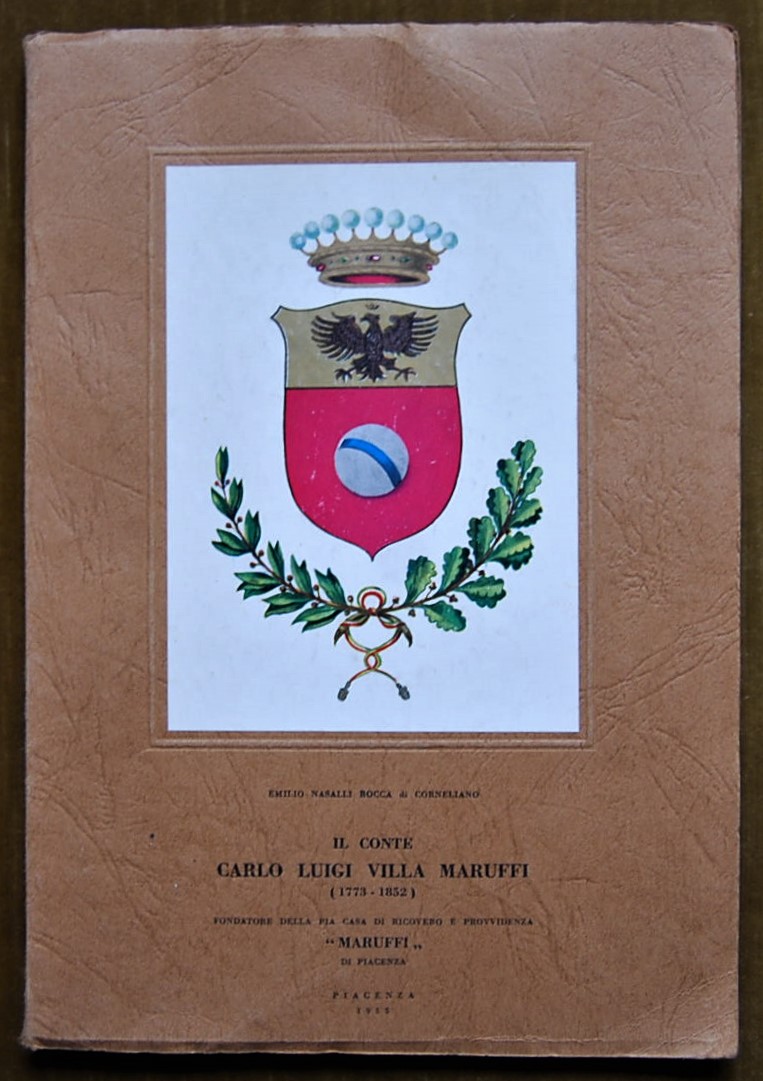 Nasalli Rocca Emilio IL CONTE CARLO LUIGI VILLA ... - Copertina