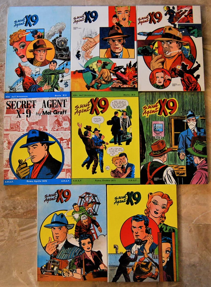 Graff Mel SECRET AGENT X9. - Copertina