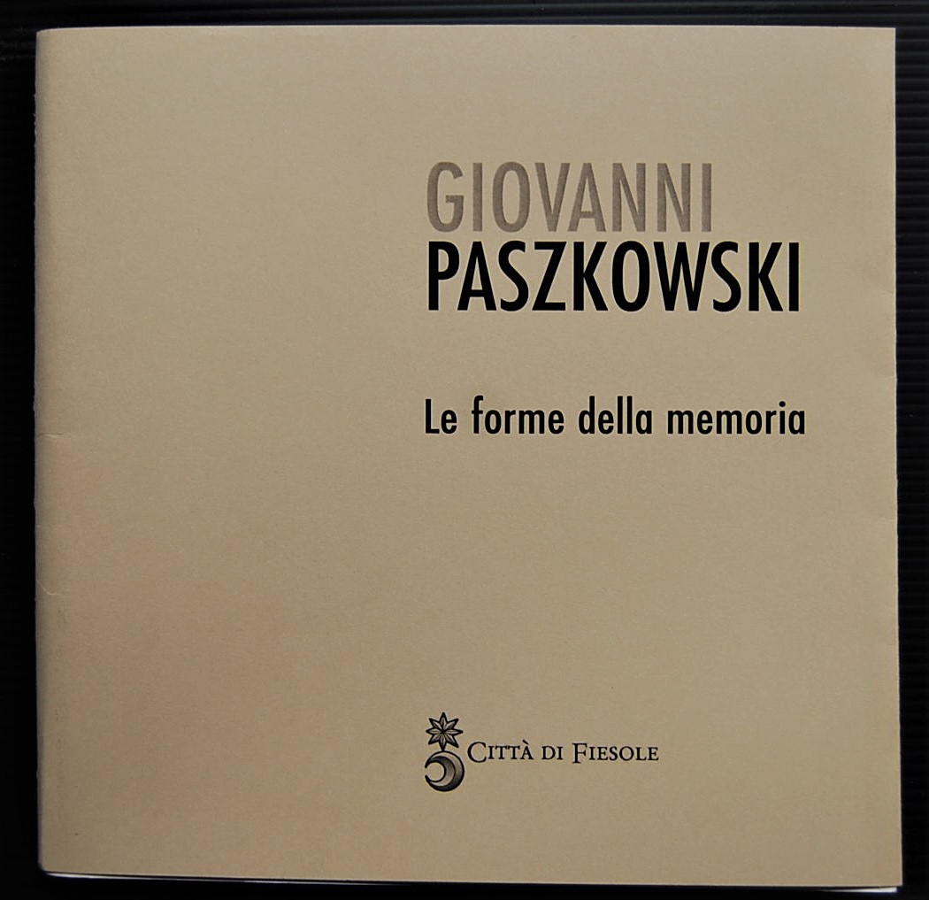 Sisi Carlo GIOVANNI PASZKOWSKI. LE FORME DELLA ... - Copertina