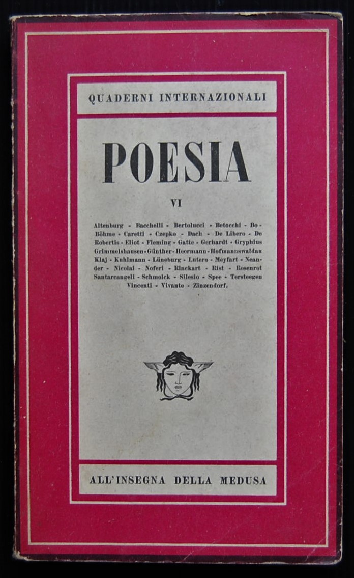  POESIA. VI. - Copertina