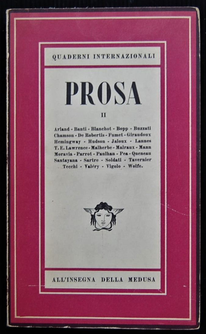  PROSA. II. - Copertina