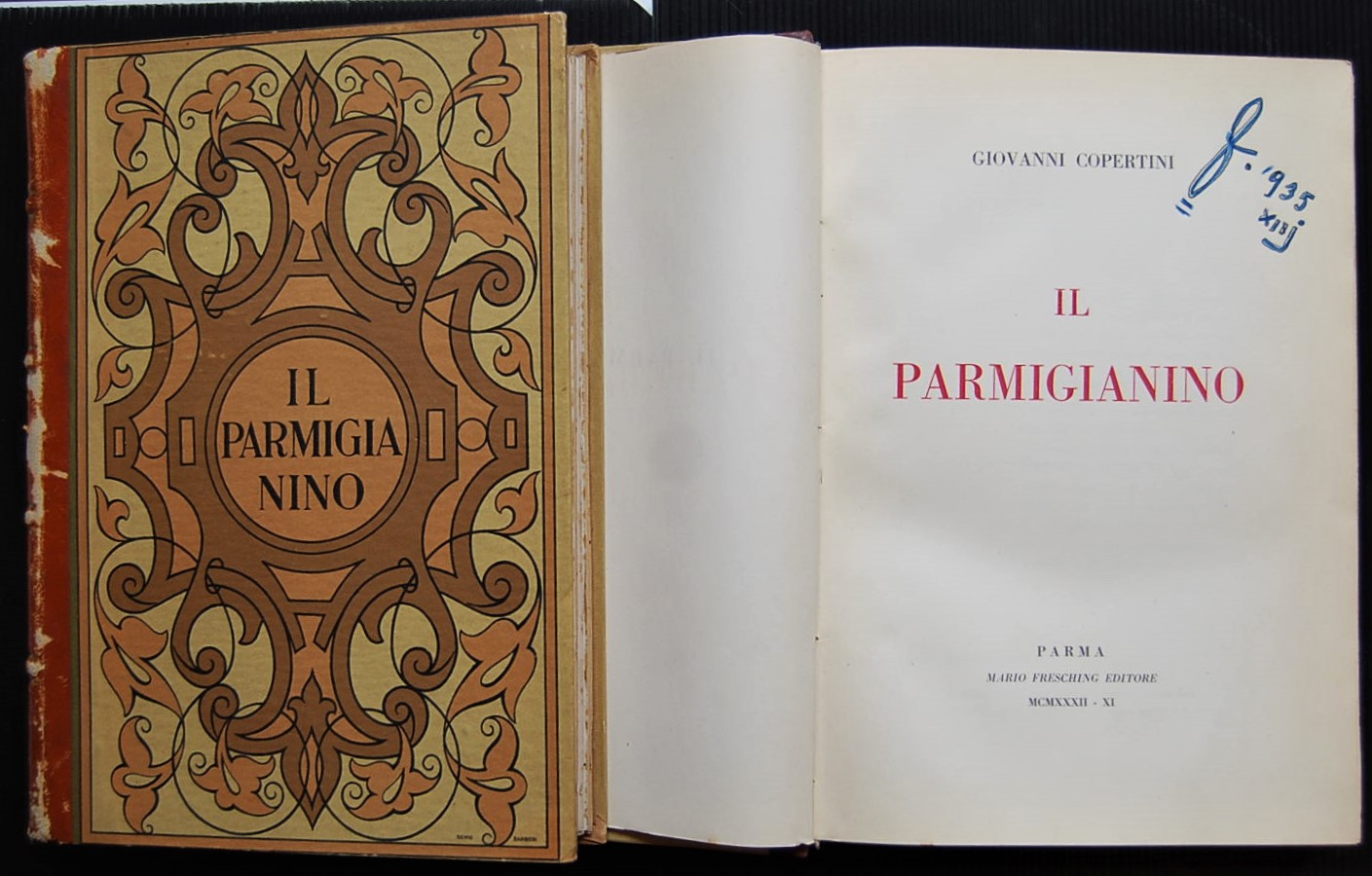 Copertini Giovanni IL PARMIGIANINO. - Copertina