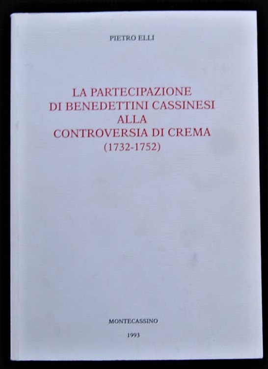 Elli Pietro LA PARTECIPAZIONE DI BENEDETTINI ... - Copertina