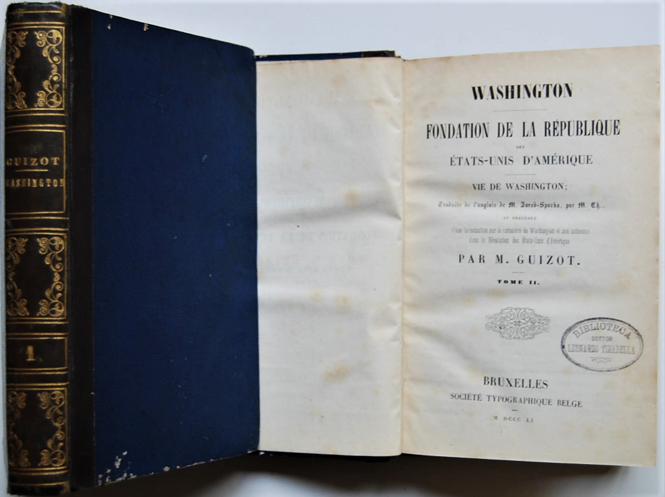 Guizot M. WASHINGTON. FONDATION DE LA REPUBLIQUE ... - Copertina