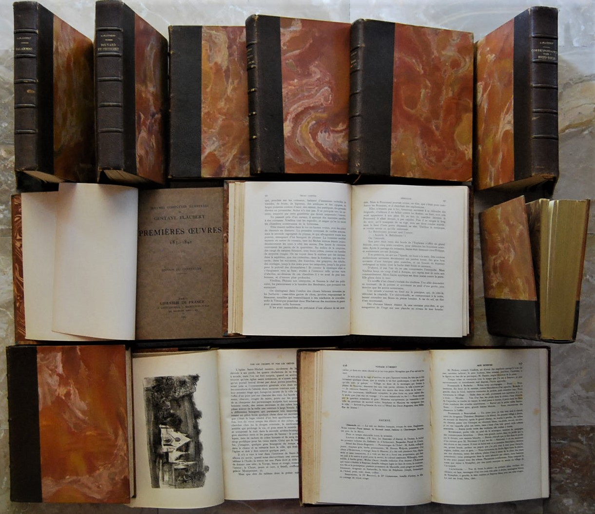 Flaubert Gustave OEUVRES COMPLETES ILLUSTREES. ... - Copertina
