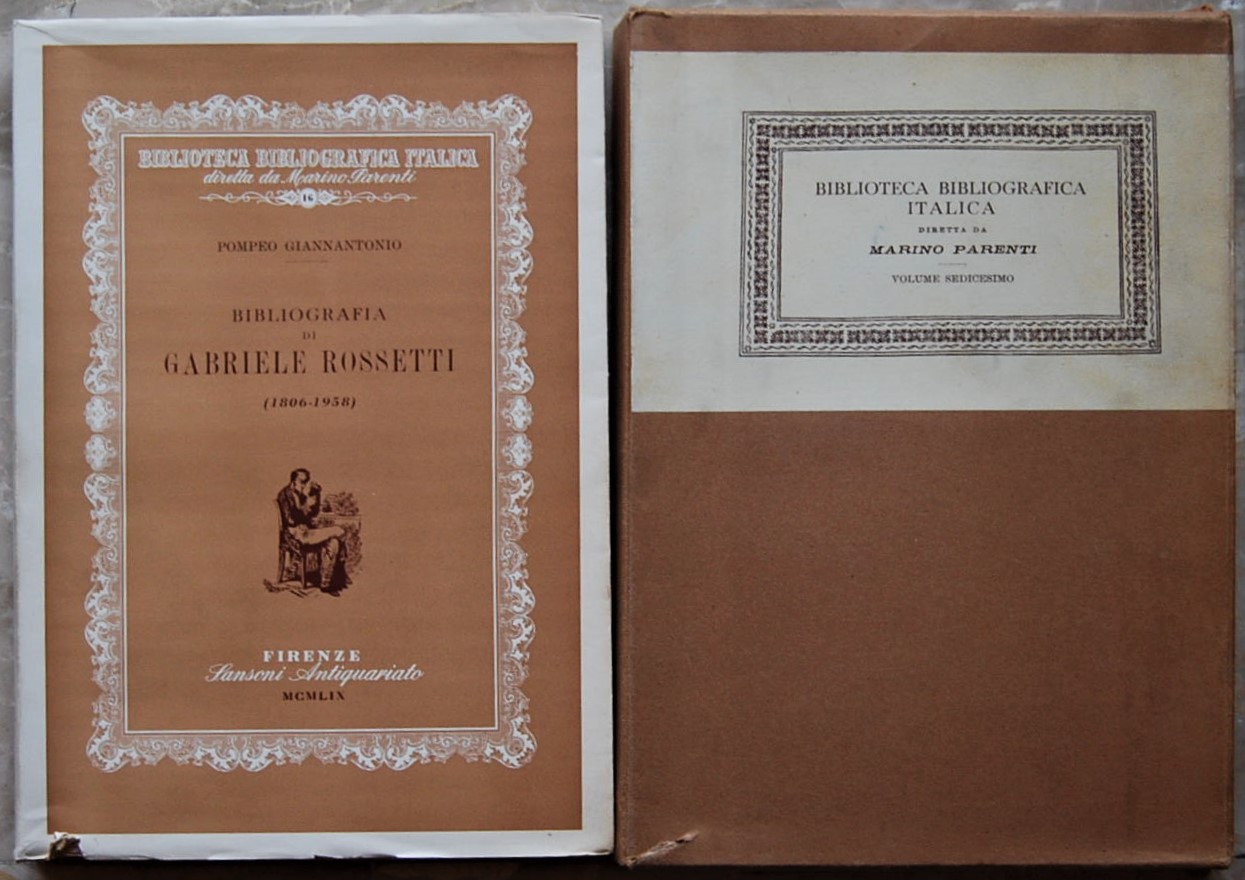 Giannantonio Pompeo BIBLIOGRAFIA DI GABRIELE ... - Copertina