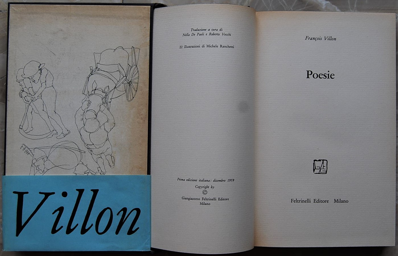 Villon Francois POESIE. - Copertina