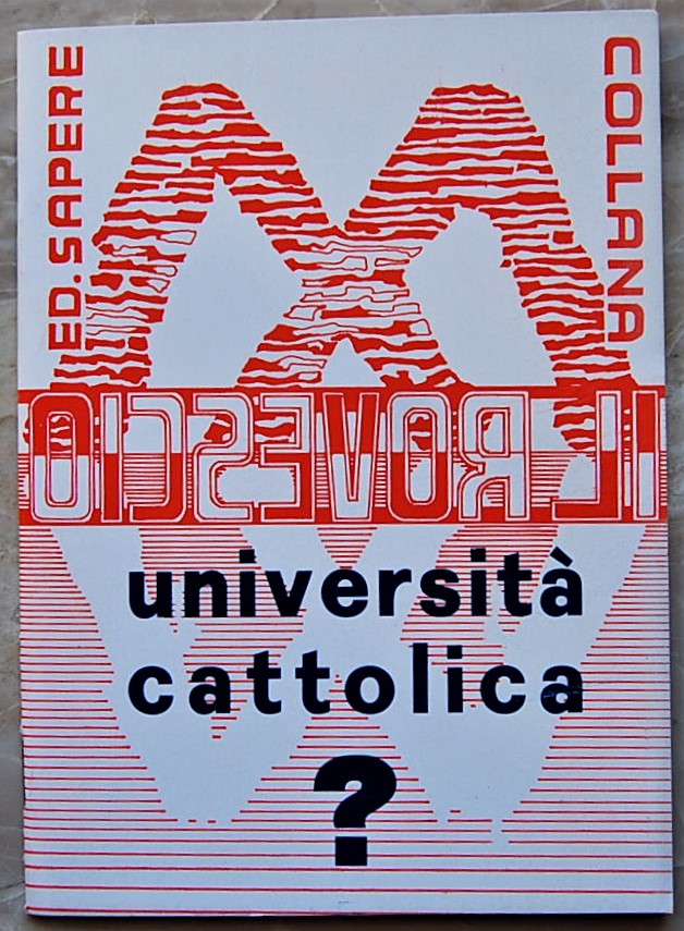  UNIVERSITA' CATTOLICA?. - Copertina