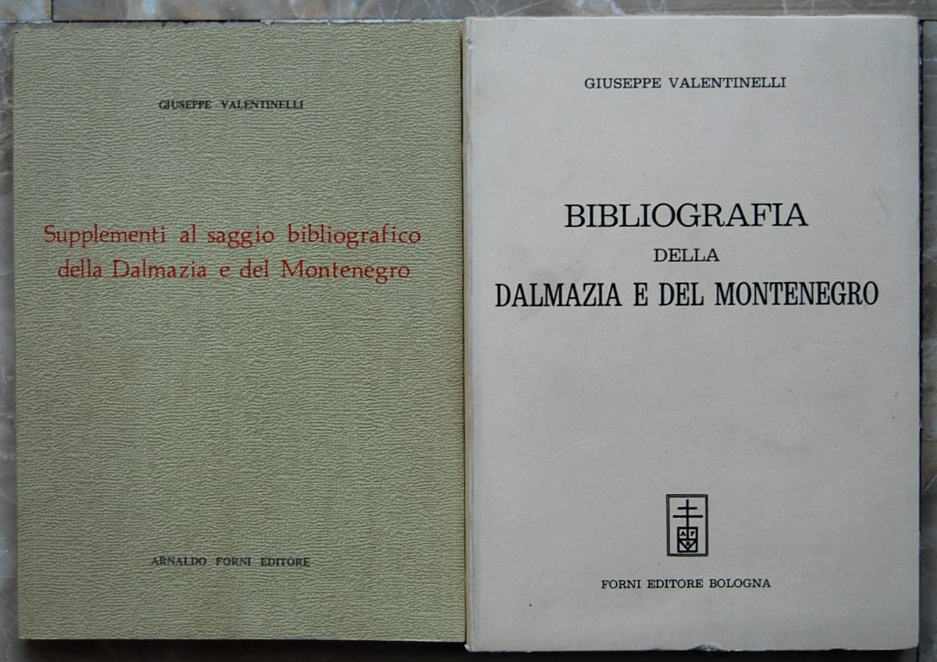 Valentinelli Giuseppe BIBLIOGRAFIA DELLA DALMAZIA ... - Copertina