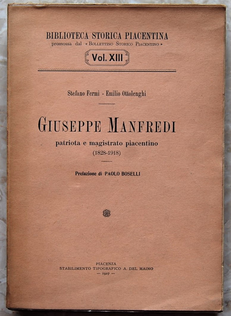 Fermi Stefano Ottolenghi Emilio GIUSEPPE MANFREDI... - Copertina