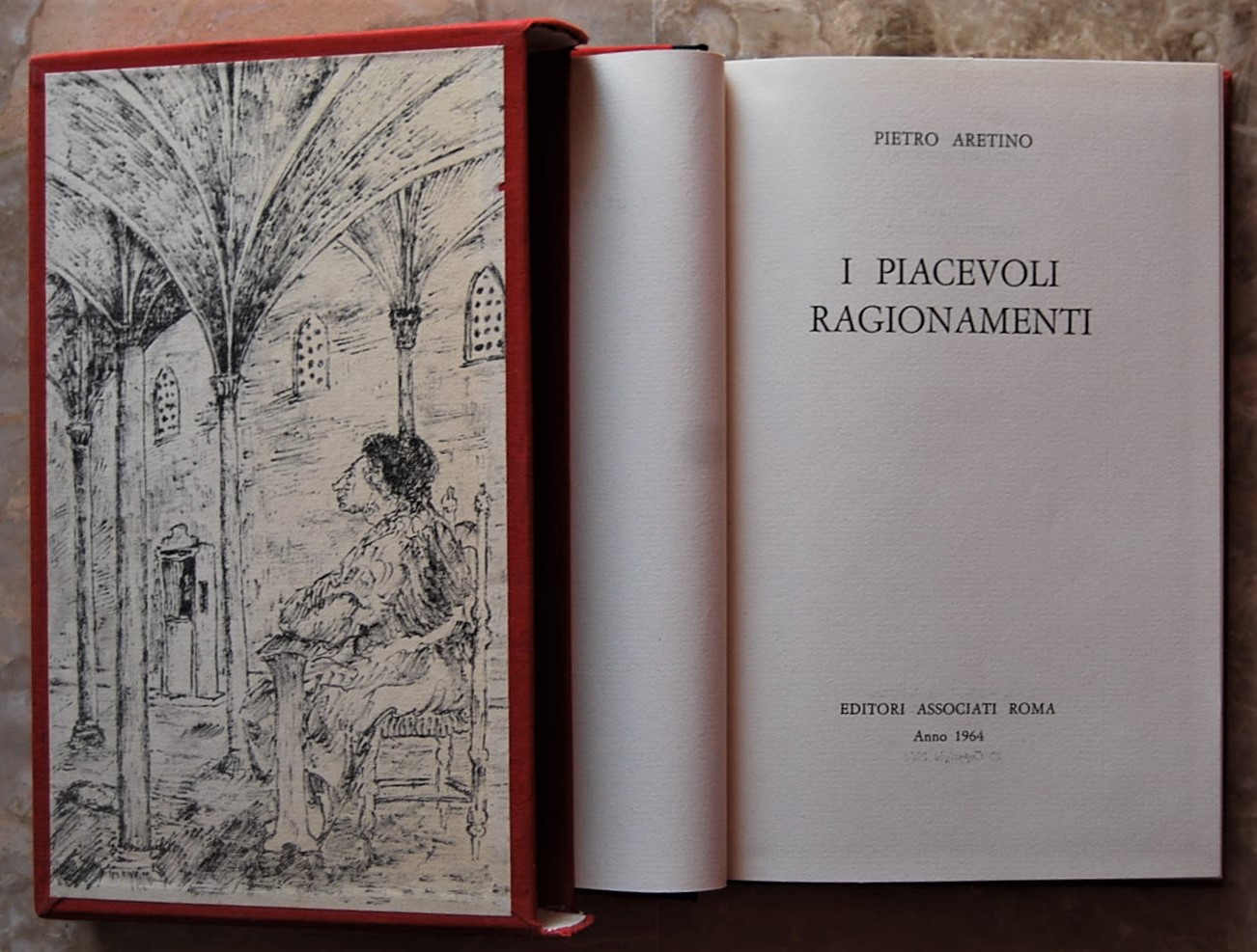 Pietro Aretino I PIACEVOLI RAGIONAMENTI. - Copertina