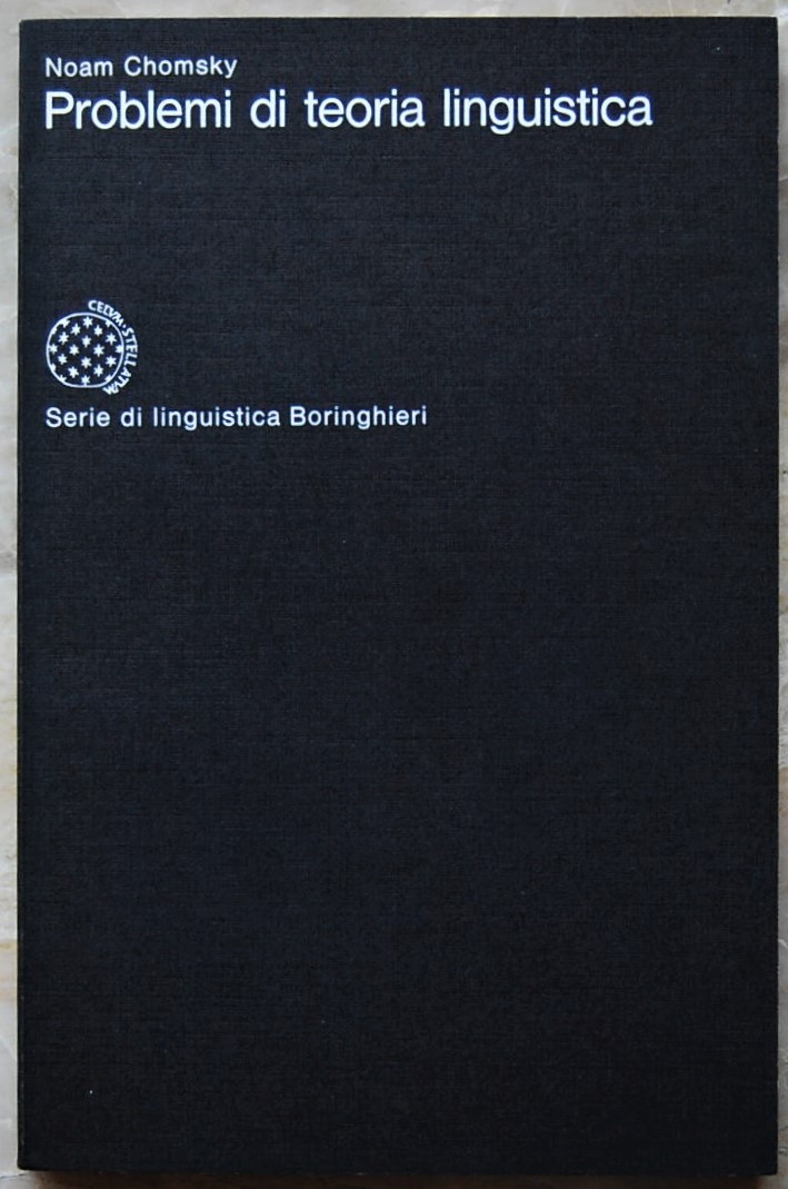 Chomsky Noam PROBLEMI DI TEORIA LINGUISTICA. - Copertina