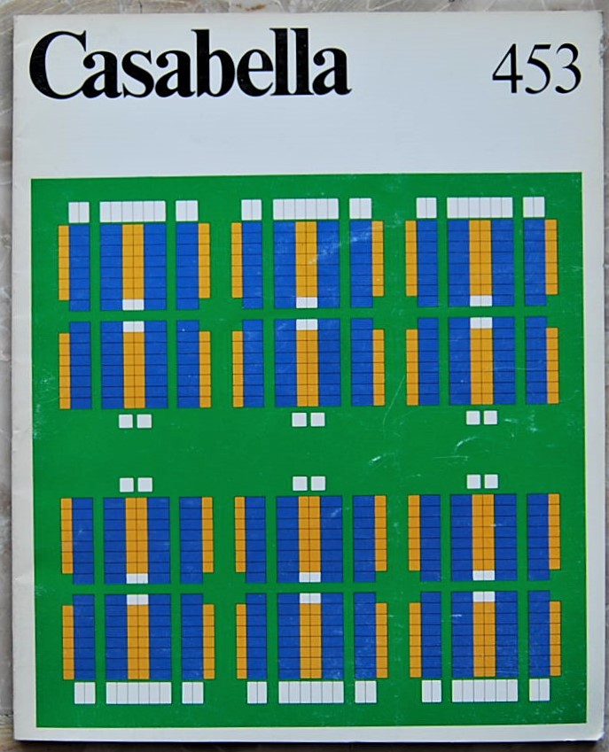  CASABELLA. NUMERO 453. DICEMBRE 1979. - Copertina