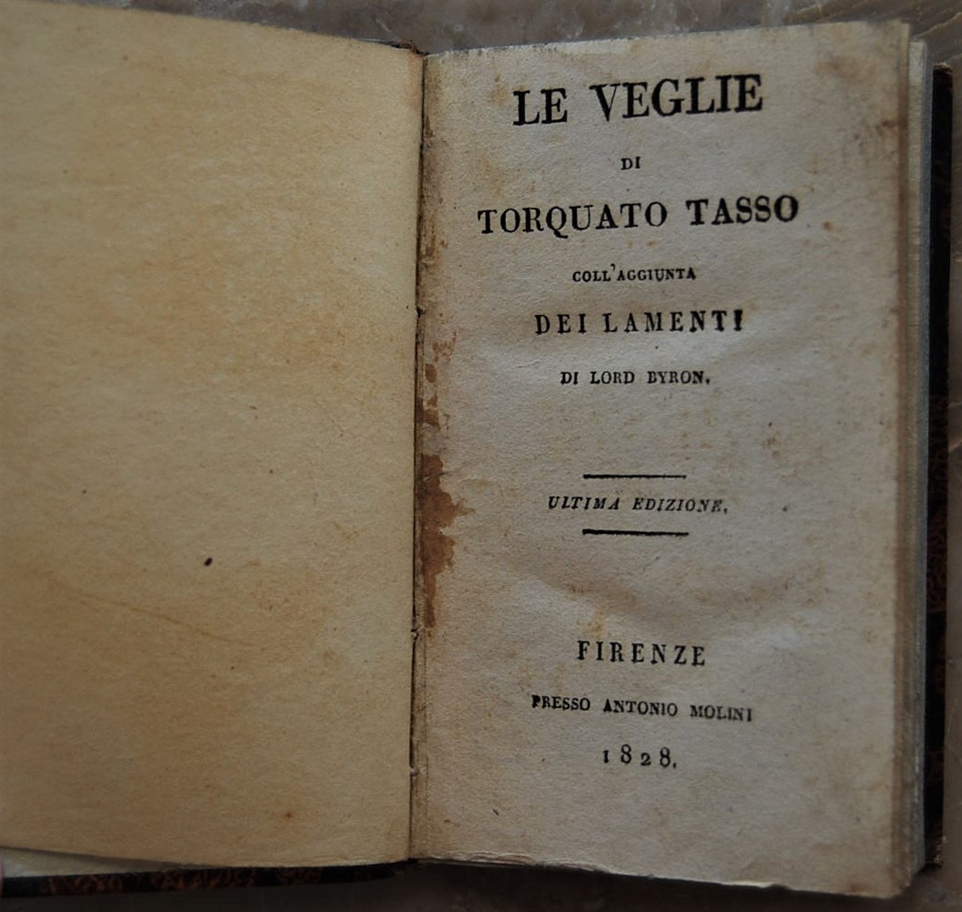 LE VEGLIE DI TORQUATO TASSO COLL'AGGIUNTA DEI ... - Copertina
